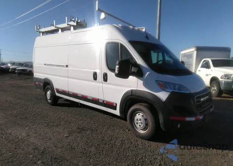 2023 Ram Promaster 3500 Cargo Van High Roof 159 Wb Ext from USA, damaged, VIN 3C6MRVJG4PE538080